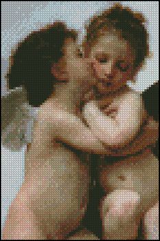 (image for) Cupid and Psyche as Children 4x6