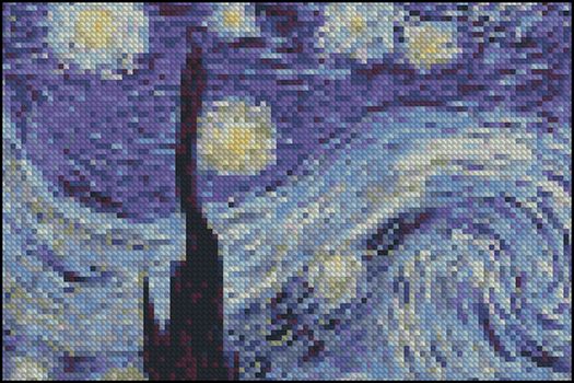 (image for) Starry Night 1 4x6