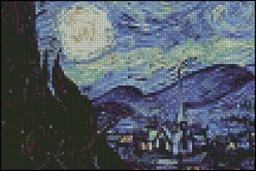 (image for) Starry Night 2 4x6
