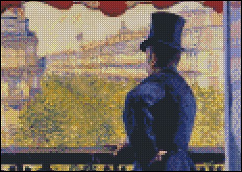 (image for) The Man on the Balcony 5x7