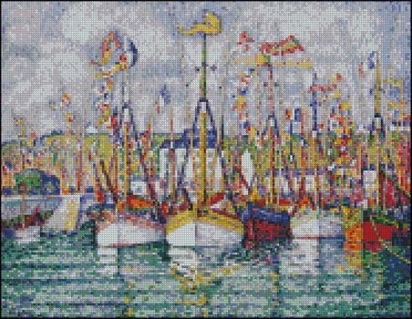 (image for) Blessing of the Tuna Fleet at Groix Petite Pattern