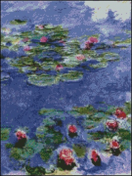 (image for) Waterlilies (5) Petite Pattern