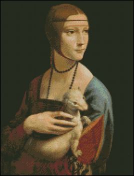 (image for) Lady with an Ermine Petite Pattern
