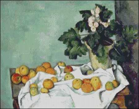 (image for) Still Life with Apples and a Pot of Primroses