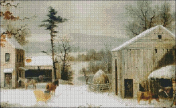 (image for) Jones Inn, Winter (Detail)
