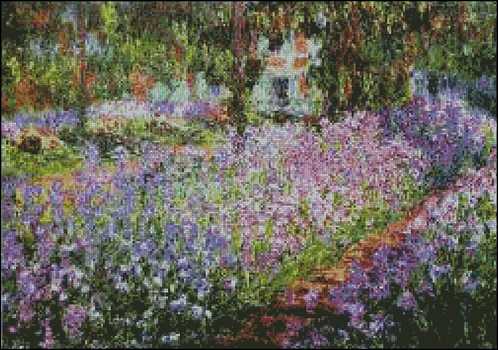 (image for) Monet's Garden at Giverny, Irises