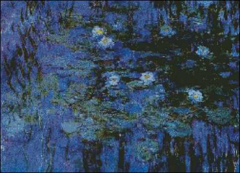 (image for) Blue Waterlilies