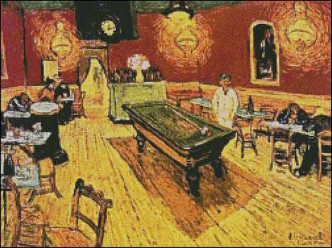 (image for) Night Cafe with Pool Table