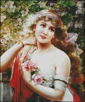 (image for) Young Lady With Roses